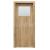 PORTA Doors SET Rámové dvere Porta DECOR,fólia DUB CRAFT ZLATÝ sklo činčila + zárubňa