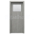 PORTA Doors SET Rámové dvere Porta DECOR,fólia DUB STRIEBRISTÝ sklo činčila + zárubňa