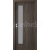 PORTA Doors SET Rámové dvere Porta DECOR,fólia DUB TMAVÝ sklo Činčila + zárubňa