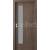 PORTA Doors SET Rámové dvere Porta DECOR,fólia DUB ŠARLÁTOVÝ sklo Činčila + zárubňa
