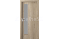 PORTA Doors SET Rámové dvere Porta DECOR,fólia DUB KLASICKÝ sklo Činčila + zárubňa