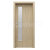 PORTA Doors SET Rámové dvere Porta DECOR,fólia DUB MATNÝ sklo Činčila + zárubňa