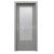 PORTA Doors SET Rámové dvere Porta DECOR,fólia DUB STRIEBRISTÝ sklo Činčila + zárubňa