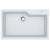 Franke URBAN UBG 610-78 fragranitový drez 78x50 cm so sifónom Biela-ľad