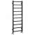 Sapho METRO LIGHT vykurovacie teleso 400x1140 mm, čierna mat