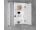 Aqualine KAWA STRIP Galérka s LED osvetlením 60x70x22cm, biela