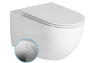 Bruckner FULDA závesná WC misa, Vortex Rimless, biela