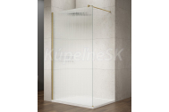 Gelco VARIO GOLD jednodielna sprchová zástena na inštaláciu k stene, sklo nordic, 1100 mm