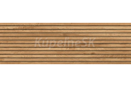 Cersanit Band Wood Brown lamelový rektifikovaný obklad 29x89 cm štruktúrovaný matný