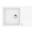 Alveus Intermezzo 40 kuchynský granitový drez so sifónom 62x48 - G-11 White
