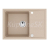 Alveus Intermezzo 40 kuchynský granitový drez so sifónom 62x48 - G-55 Beige