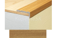 Effector schodová lišta 25x10 dĺžka 2,7 m Dub Jasný A31 samolepiaca
