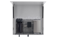 NOFER VELOX zrkadlová skrinka 700 mm s automatickým dávkovačom mydla, batériou a sušičom r