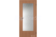 Doornite Fóliované (kašír) 3/4 SKLO Buk interiérové dvere, DTD