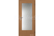 Doornite Fóliované (kašír) 3/4 SKLO Dub interiérové dvere, DTD