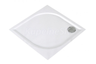Arttec ARTTEC sprchová štvorcová vanička z liateho mramoru LINEA 80 x 80 cm