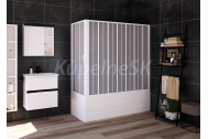 Hopa FLEX - VASCA GIOVE NEW plast.vaňová zástena 50-70x150-170x150 cm pr.Biely rohové otv.