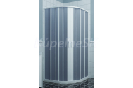 Hopa Forte FLEX-LUNA NEW štvrťkruh.sprch.kút 90x90cm Polystyrol pr.Biely Posuv.dv. zatv.do