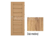 IMPERIODOOR set Dvere Milla 1 CLPL syntetický laminát Dub Medový Plné + Zárubeň
