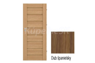 IMPERIODOOR set Dvere Milla 1 CLPL syntetický laminát Dub Španielsky Plné + Zárubeň