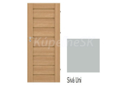 IMPERIODOOR set Dvere Milla 1 CPL laminát Sivá Uni Plné + Zárubeň