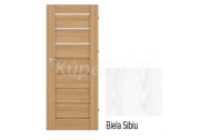 IMPERIODOOR set Dvere Milla 3 fólia Biela Sibiu so Sklom + Zárubeň