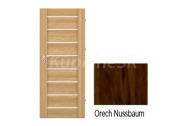 IMPERIODOOR set Dvere Milla 2 fólia Orech Nussbaum so Sklom + Zárubeň