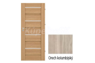 IMPERIODOOR set Dvere Milla 4 fólia Orech Columbia so Sklom + Zárubeň