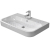 Duravit HAPPY D.2 umývadlo na dosku 60x46 s prepadom, WonderGliss, Biela 23156000001