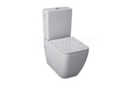 Jika PURE WC-kombi misa, pre spodné napúšťanie,VARIO odpad+nádržka+sedátko SC Biela