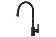 Rubineta FLEXY-33 NEW drezová stojánková batéria s ohybným ramenom Čierna