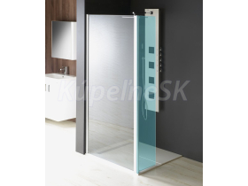 Polysan MODULAR SHOWER Walk-in stena na inšt. na múr, pre pripojenie otoč.panelu 1200 mm