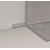 Glass Profile GPS4/SX/12 spádový profil ľavý nerez satin 98cm, 12,5mm na podlahu k stene