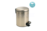 Gedy POTTY odpadkový koš 3l, Soft Close, zlato mat