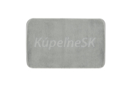 Gedy FUZZY kúpeľňová predložka, 50x80 cm, 100% polyester, protisklz, sivá