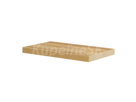 Mereo Ponte, kúpeľňová doska pod umývadlo 140 cm, dub Riviera