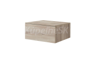 Mereo Ponte, kúpeľňová skrinka 70 cm, dub CN221S