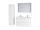 Mereo Siena, kúpeľňová skrinka 100 cm, biela lesk