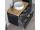 Mereo Siena, kúpeľňová doska na skrinku, dub masív, 100 cm, L/P, asymetrická, s výrezom na