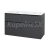 Mereo Mailo, kúpeľňová skrinka s keramickým umývadlom 121 cm, antracit, čierne madlo