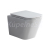 Mereo WC závesné kapotované, Smart Flush RIMLESS, 490x340x350, keramické, vr. sedátka CSS1