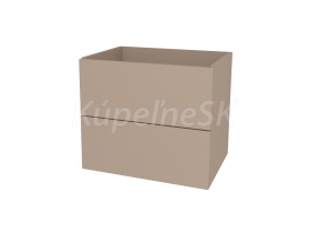 Mereo Ponte, kúpeľňová skrinka 61 cm, Multidecor, Šedý kameň