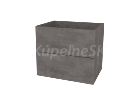 Mereo Ponte, kúpeľňová skrinka 61 cm, Multidecor, Betón tmavosivý