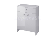 Cersanit Rubid samostatne stojaca skrinka 60x30,2x78,9 cm zásuvka+2 dvierka Šedá