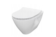 Cersanit Set B218 WC závesné Mille 36,5x51 cm Clean On+sedátko Slim SC Duroplast Biela