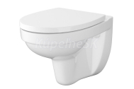 Cersanit Set B468 WC závesné Cersania 36x52,5 cm Simpleonased. Delfi SC Polypropylén Biela