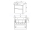 Mereo Opto, kúpeľňová skrinka 61 cm, Multidecor, White Loft Pine