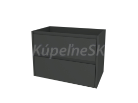 Mereo Opto, kúpeľňová skrinka 61 cm, Multidecor, Šedá antracit