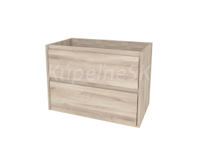 Mereo Opto, kúpeľňová skrinka 81 cm, Multidecor, Dub Kronberg svetlý