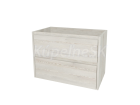 Mereo Opto, kúpeľňová skrinka 81 cm, Multidecor, White Loft Pine
